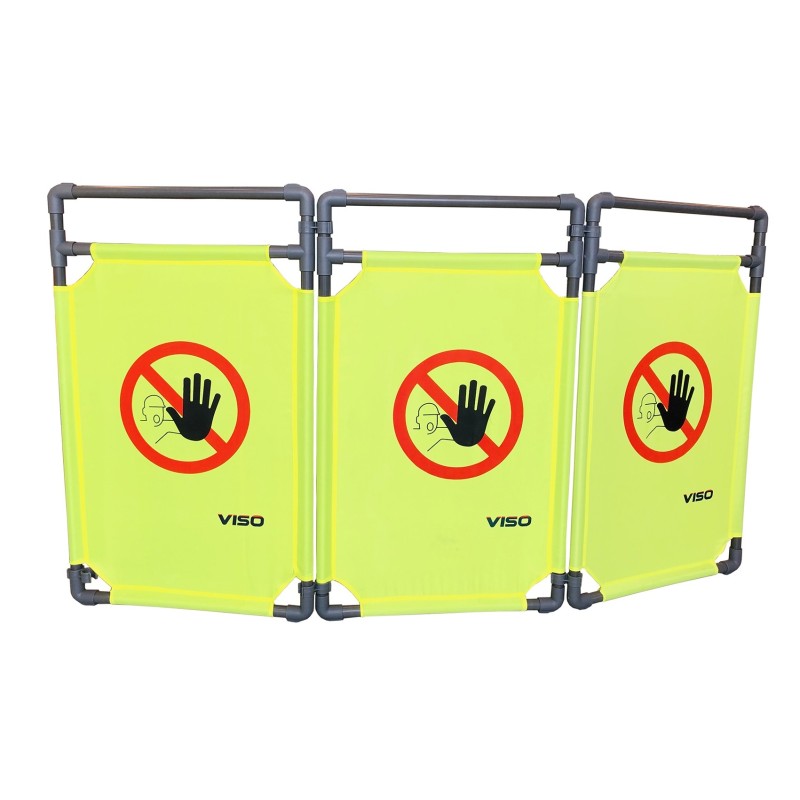 Barrière d'intervention - 3 panneaux