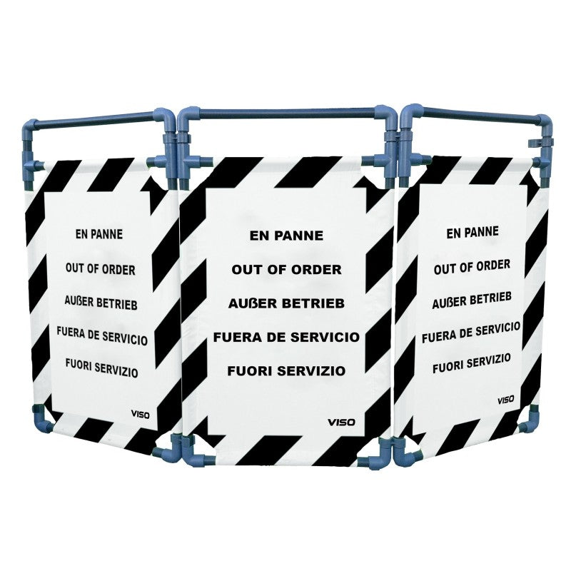 Barrière d'intervention - 3 panneaux