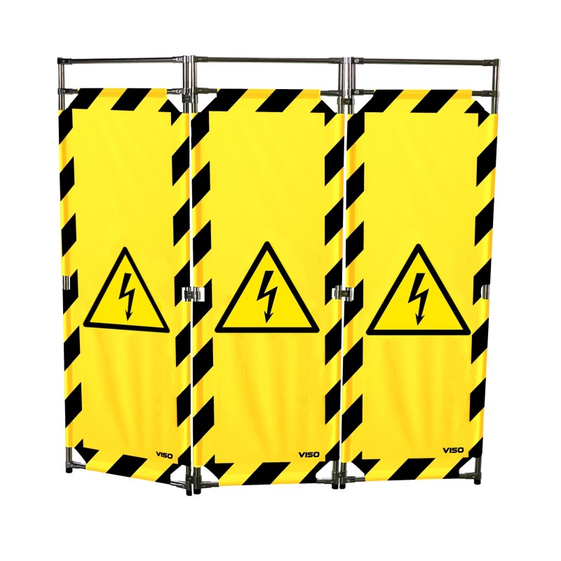 Barrière d'intervention - 3 panneaux