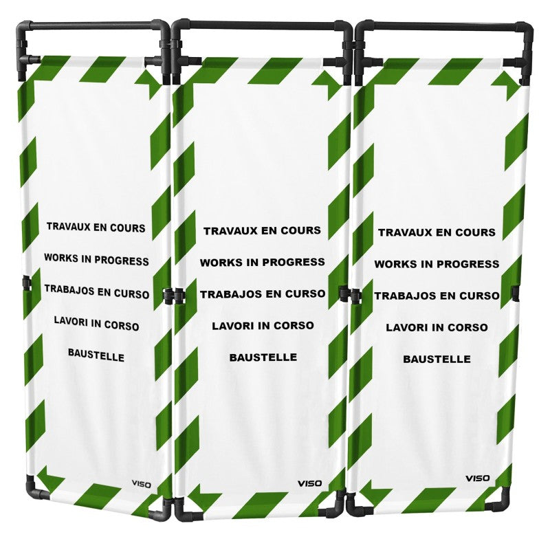 Barrière d'intervention - 3 panneaux