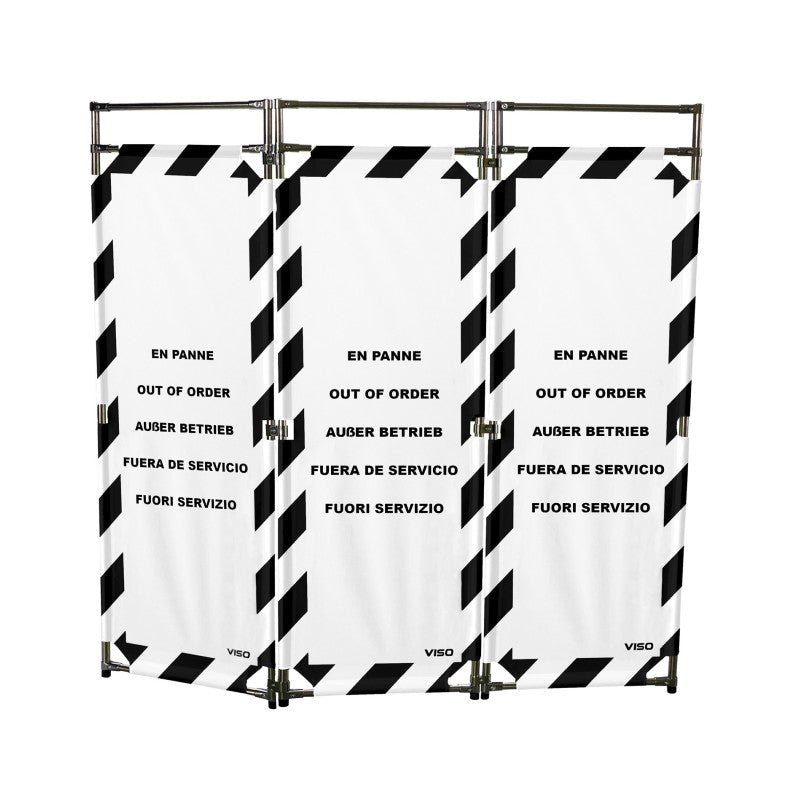 Barrière d'intervention - 3 panneaux