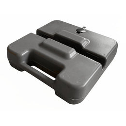 Base pour barrière d'intervention en PVC - version lestée ou non, stabilisation au sol