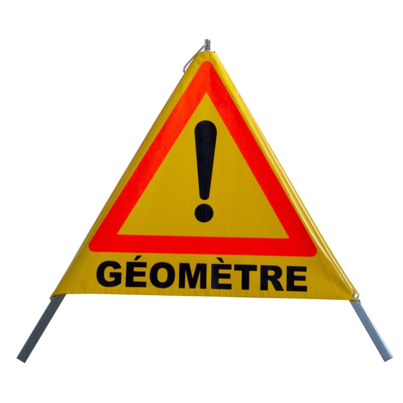 Tripode pliable signalisation temporaire Classe 1