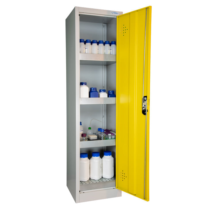 Armoire produits dangereux bicolore haute 1 porte 150 L - AZ150
