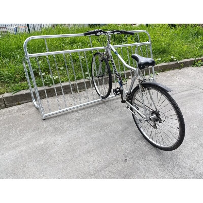 Barrière 2m support 10 vélos-mobile / pliante-tube 35mm