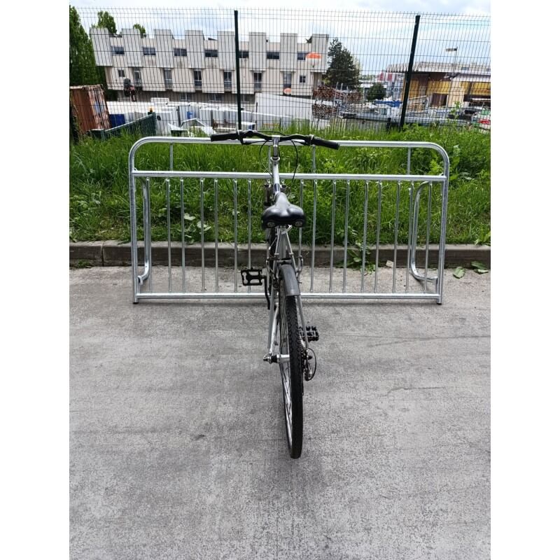 Barrière 2m support 10 vélos-mobile / pliante-tube 35mm