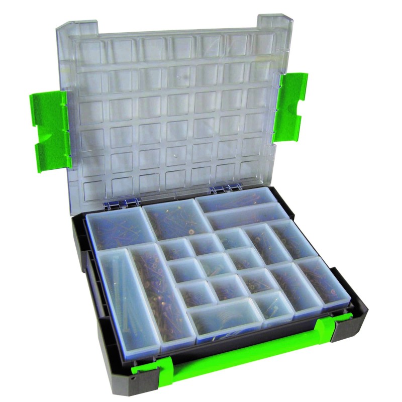 Mallette avec godets amovibles à couvercle