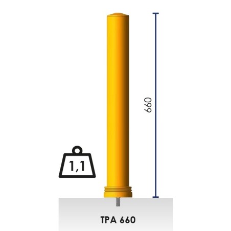 Flexibele afzetpaal Ø80 - Viso