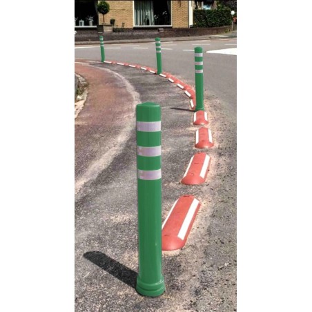 Flexible memory-shape bollard Ø80 - Viso