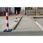 Steel bollard with base - Viso