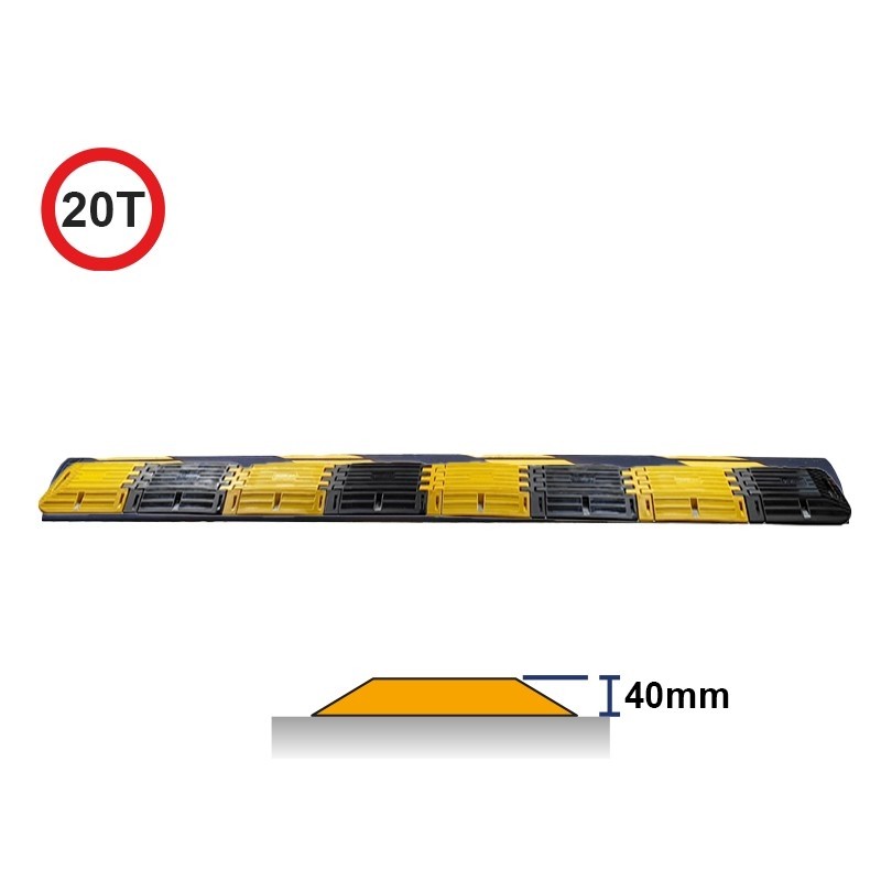 Folding and portable speed bump - Viso