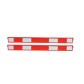 Set of 2 Steel Bollard Barriers for Marking - Viso