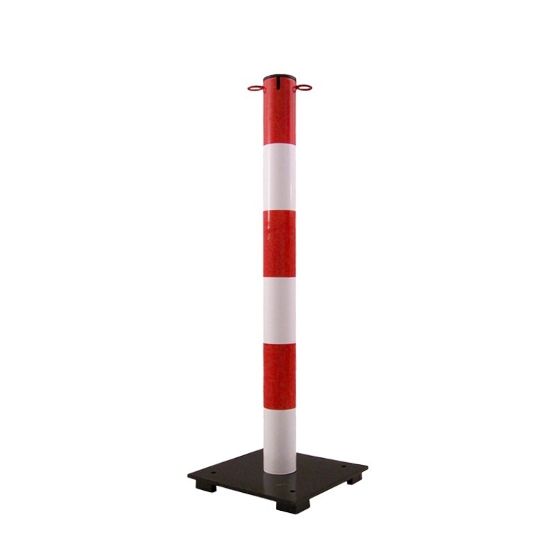 Steel bollard with base - Viso