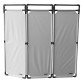 Inox Intervention barrier - 3 panels - Viso