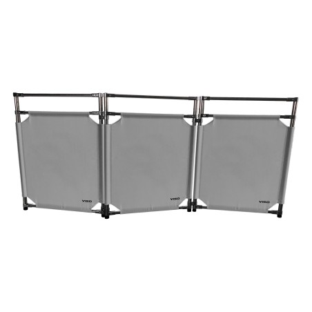 Inox Werfbarrière met - 3 barrières - Viso