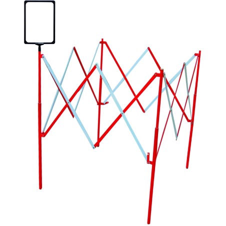 Square extendable construction barrier - Viso