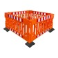 4x Polypropylene safety barriers - Viso