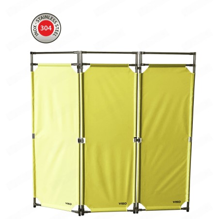 Inox Intervention barrier - 3 panels - Viso