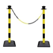 Plastic bollard with chain - Monobloc - Viso