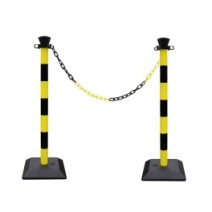 Plastic bollard with chain - kit - Viso