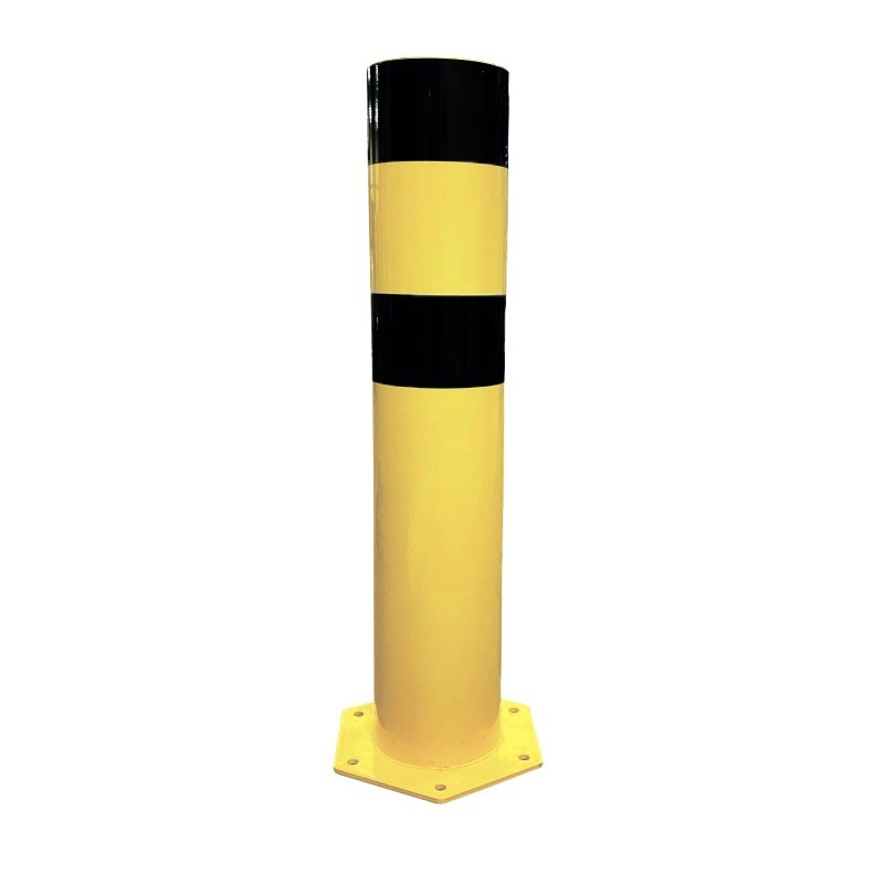 Steel safety bollard to fix - Viso