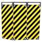 Inox Intervention barrier - 3 panels - Viso