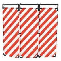 PVC Intervention barrier - 3 panels - Viso