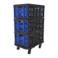 Foldable perforated crate, from 30 liters to 60 liters - Viso