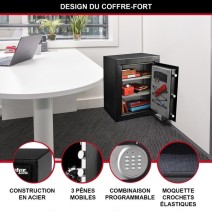 Coffre-Fort Haute Sécurité-Serrure Électronique XL -MASTERLOCK- T8-331ML