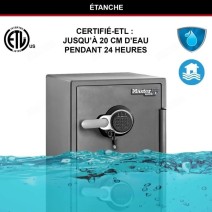 Coffre-fort Ignifugé et Étanche - Serrure Electronique - Format XXL - MASTERLOCK - LTW205GYC