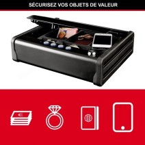 Coffre-fort compact à multi-mécanisme de verrouillage - Master lock - format S