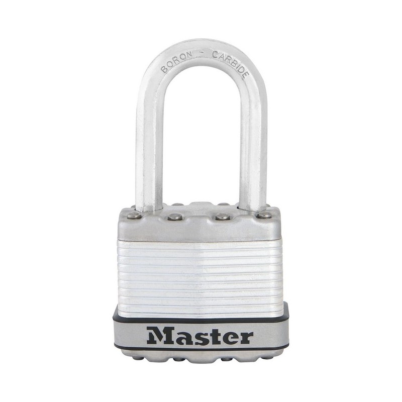 Cadenas Haute Sécurité-A Clé-Acier Laminé-Extérieur-Anse M-MASTERLOCK-M1EURDLFCC