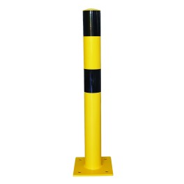 Steel safety bollard with...