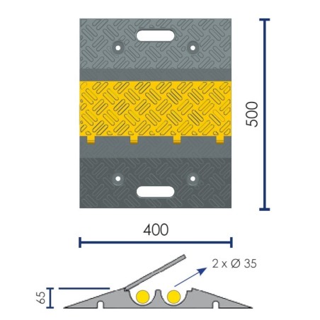 Modular cable protector - Viso