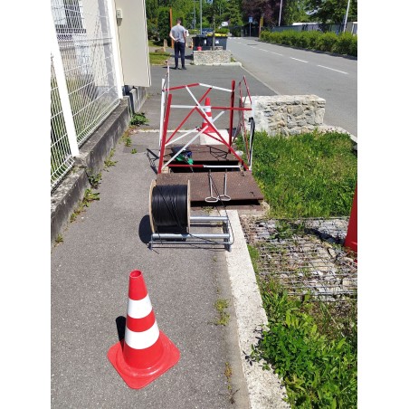 Vierkante uitschuifbare werf barrière - Viso