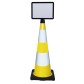 Cone with A4 information panel - Viso