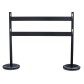 Steel bollards kit with barriers - Viso