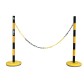 Steel bollard kit with chain - Viso