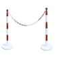 Steel bollard kit with chain - Viso