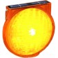 Solar-powered LED flashing construction lamp with interlocking feature - Viso