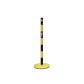 Steel bollard with base and chain - Viso