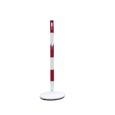 Steel bollard with base and chain - Viso