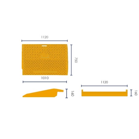 Portable wheelchair access ramp (PRM) - Viso