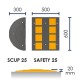 SAFETY speed bump end cap - Viso