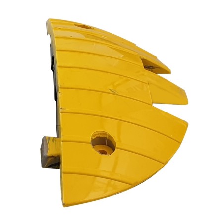 Heavy-duty speed bump end cap 50 T - 15 km/h - Viso