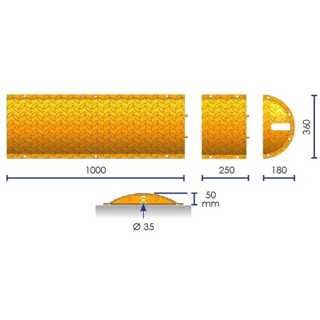 Steel speed bump - Viso