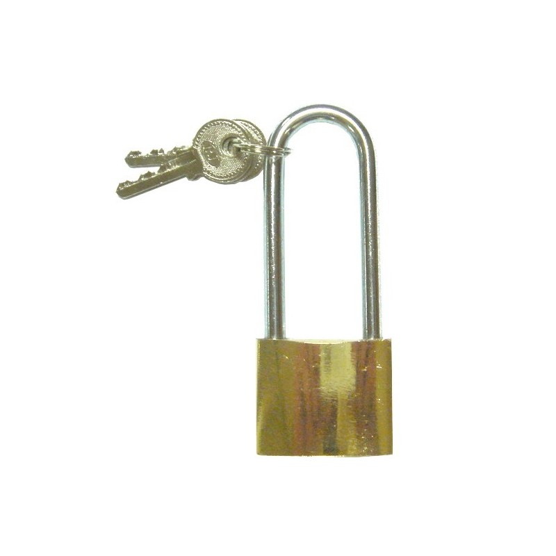 Standard brass padlock with keys - Viso