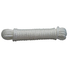 White polypropylene rope -...