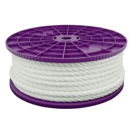 White polypropylene rope -...