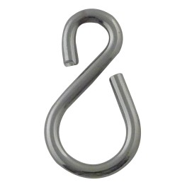 Uneven"S" hook zinged steel...